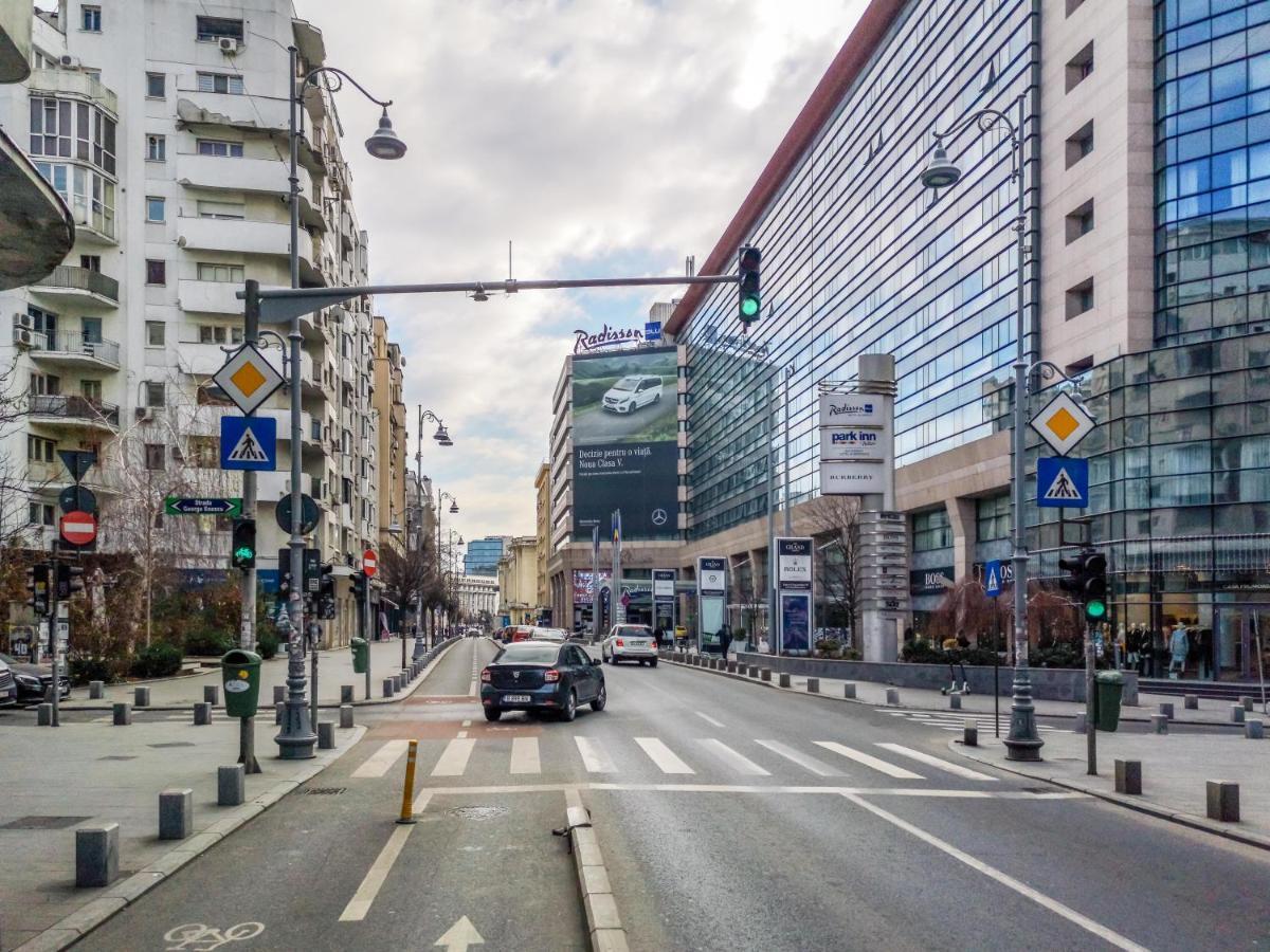 Victoriei Blue Apartment Bucharest Exterior photo